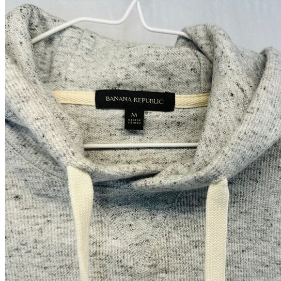 Banana Republic Brushed Waffle Knit Hoodie in Gray size Medium - Picture 5 of 6
